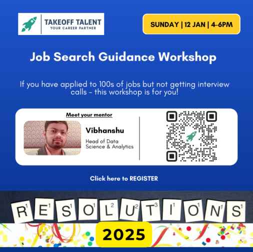 Job search guidance workshop on 12th Jan 2025